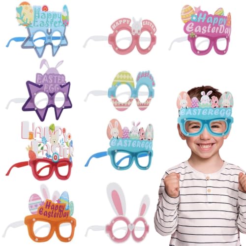 Oster-Party-Brille, Osterei-Hase, bezaubernder Frohe Oster-Glasrahmen, PVC-Brille, Foto-Requisiten, Partyzubehör für Erwachsene und Kinder, 9 Stile Oster-Party-Brille, Osterei-Hase, bezaubernder Frohe Oster-Glasrahmen, PVC-Brille, Foto-Requisiten, Partyzubehör für Erwachsene und Kinder, 9 Stile von yeeplant