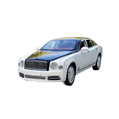 yjzYHL Für B&entley Für Alloy Mulsanne Automodell Diecasts Fahrzeuge Metallautomodell 1:24(Black White) von yjzYHL