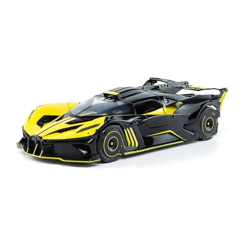 yjzYHL Für B&ugatti Für Bolide Alloy Supercar Metal Vehicle Racing Modellauto 1:24(Yellow) von yjzYHL