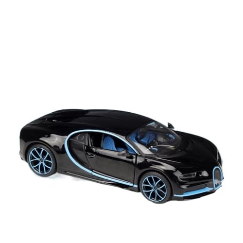 yjzYHL Für B&ugatti Für Chiron Legierung Modell Druckguss Metall Auto Modell 1:24(Black 42) von yjzYHL