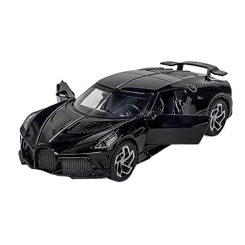 yjzYHL Für B&ugatti Für Chiron Metalldruckguss-Legierungsautos Modell 1:32(Bright Black) von yjzYHL