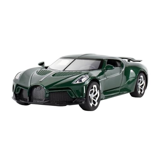 yjzYHL Für B&ugatti for Voice of Alloy Sport Car Model Diecast Metal Vehicle Model 1:32(Green) von yjzYHL