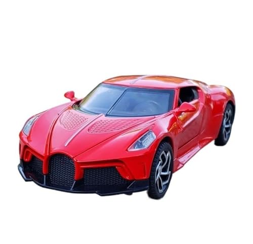 yjzYHL Für B&ugatti für La Voiture Noire Alloy Model Diecast Pull 1:32(Red) von yjzYHL