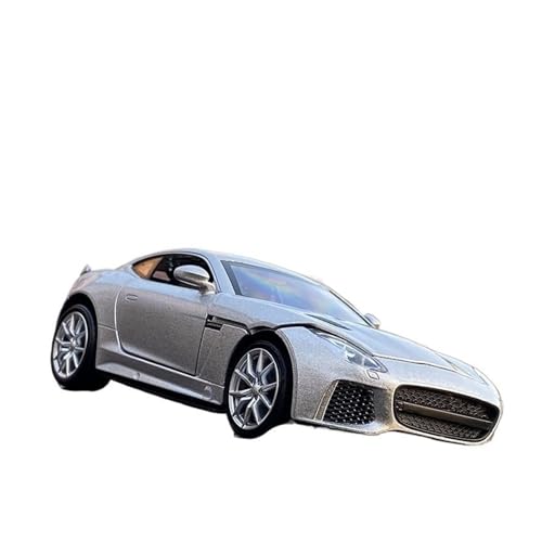 yjzYHL Für J&aguar Für F-Type Coupe Legierung Automodell Druckguss Fahrzeuge Metallautomodell 1:32(Silvery) von yjzYHL