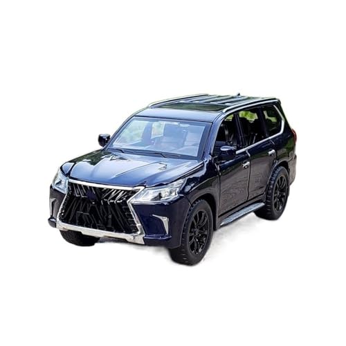 yjzYHL Für L&EXUS Für LX570 SUV Legierung Auto Modell Diecast Metall Fahrzeuge Auto Modus 1:32(Blue) von yjzYHL