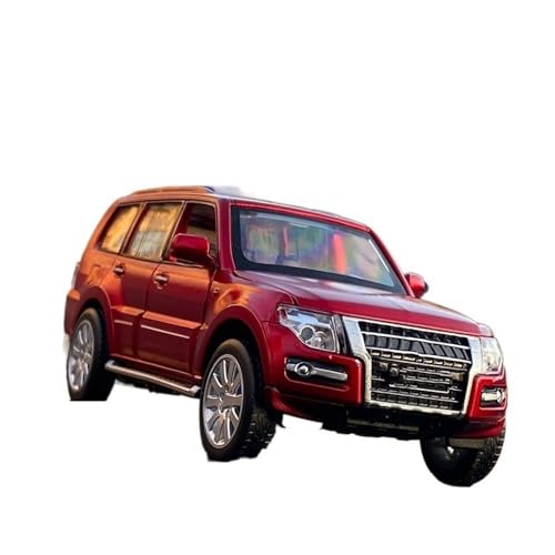 yjzYHL Für M&itsubishi Für Pajero Legierung Auto Modell Diecast Metall Fahrzeuge Modell 1:32(Red) von yjzYHL