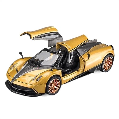 yjzYHL Für P&agani Für Huayra Dinastia Alloy Racing Car Model Diecast Metal Model1:24(Golden) von yjzYHL