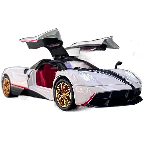 yjzYHL Für P&agani Für Huayra Dinastia Alloy Racing Car Model Diecast Metal Model1:24(White) von yjzYHL