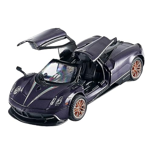 yjzYHL Für P&agani Für Huayra Dinastia Legierung Sportwagen Modell Metall Fahrzeuge Modell 1:32(Purple) von yjzYHL