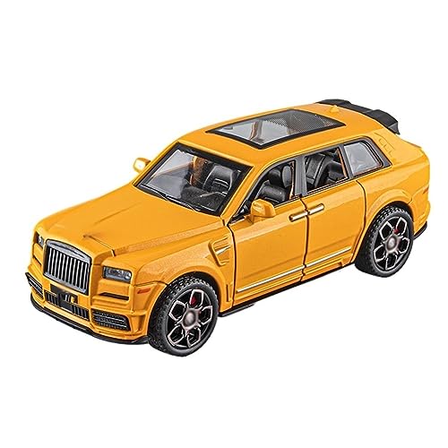 yjzYHL Für R&olls für Cullinan SUV Metalldruckguss-Legierungsautomodelle für 1:36(with Base-Yellow) von yjzYHL