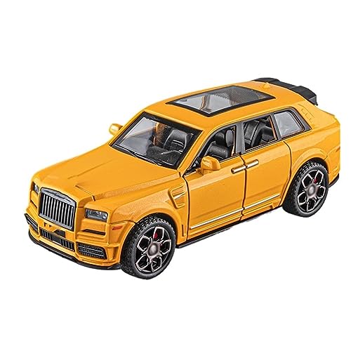 yjzYHL Für R&olls für Cullinan SUV Metalldruckguss-Legierungsautomodelle für 1:36(Without Base-Yellow) von yjzYHL