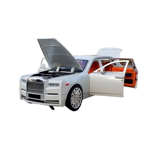 yjzYHL Für R&olls für Diecast Phantom Alloy Car Model Metal 1:20(White) von yjzYHL