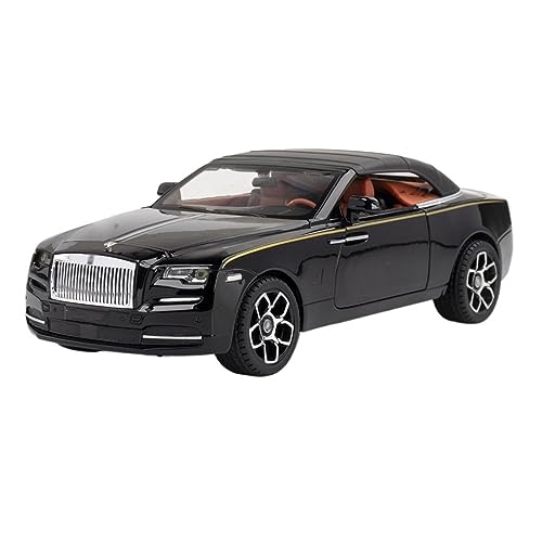 yjzYHL Für R&olls für Obsidian Cabriolet Legierungsfahrzeuge Metalldruckgussautomodelle 1:24(Noir) von yjzYHL