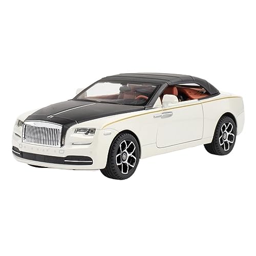 yjzYHL Für R&olls für Obsidian Cabriolet Legierungsfahrzeuge Metalldruckgussautomodelle 1:24(White) von yjzYHL