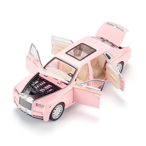 yjzYHL Für R&olls für Phantom Alloy Car Model Diecast Vehicles 1:32(Pink No Box) von yjzYHL