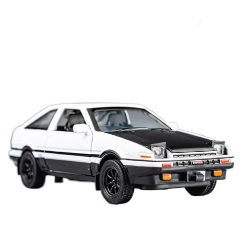 yjzYHL Für T&oyota Für AE86 Legierung Auto Auto Druckguss Metall Fahrzeuge Auto Modell 1:28(Noir) von yjzYHL