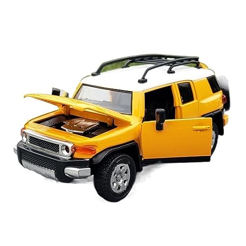 yjzYHL Für T&oyota Für FJ Cruiser SUV Legierung Modell CarDiecasts Metall 1:32(Yellow) von yjzYHL