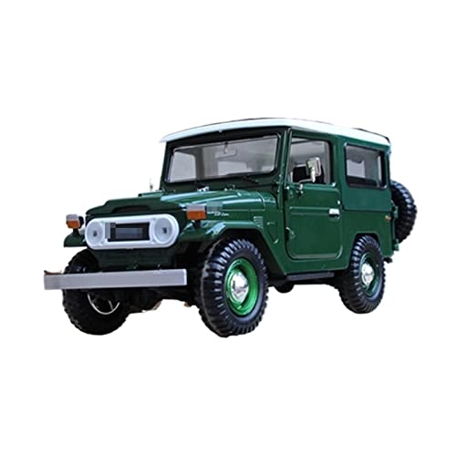 yjzYHL Für T&oyota Für FJ40 FJ CRUISER Oldtimer-Legierung Automodell Druckguss Metall Geländewagenmodell 1:24(Green) von yjzYHL