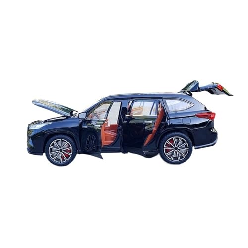 yjzYHL Für T&oyota Für Highlander SUV Automodell Diecast Metal Fahrzeuge 1:24n(Noir) von yjzYHL