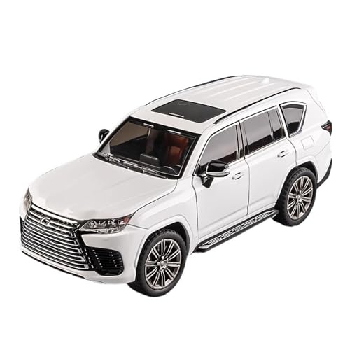 yjzYHL Rückziehmodell für L&exus für LX600 SUV, Legierung, 1:24 Proportion, Weiß von yjzYHL