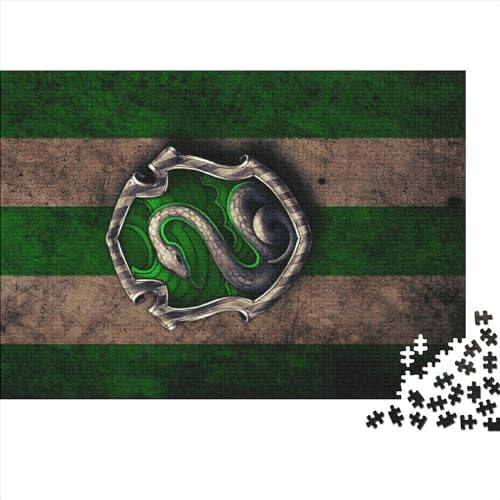 1000-teilige Puzzles, Slytherin-Puzzles für Holzpuzzles, Lernspiel für Erwachsene und Kinder, 75x50cm von yokiky