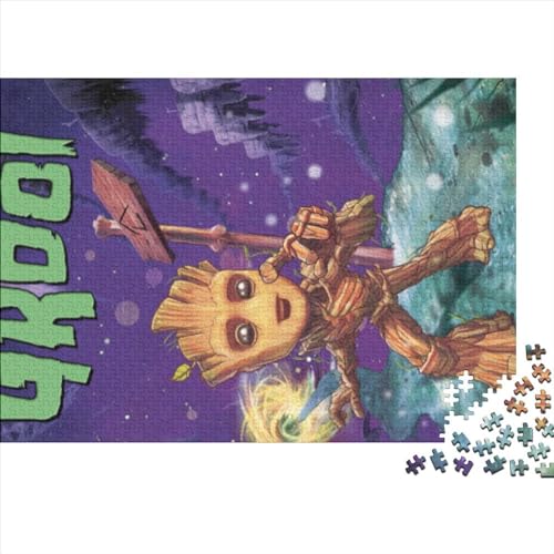 Puzzles für Erwachsene 1000 Groot kreative quadratische Puzzles für Erwachsene und Kinder, Holzpuzzles einzigartige Herausforderungsspiele 75x50cm von yokiky