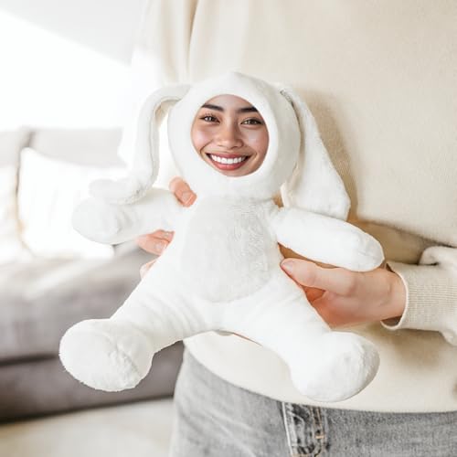 your surprise Personalisierte Kuscheltier mit Gesicht Foto – Geburtstag Geschenkidee, Kuscheltier mit Foto Bedrucken für unvergessliche Momente (30 cm) für Männer und Frauen von your surprise