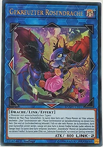 Yu-Gi-Oh Gekreuzter Rosendrache DUOV-DE015 Ultra Rare von YU-GI-OH!