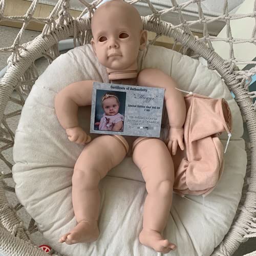 yuela 23 Zoll Reborn Doll Kit Maggi mit COA Limited Edition Beliebtes Kit Soft Touch Fresh Color Vinyl Kit von yuela