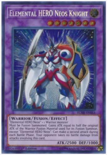 yugioh - Elemental Hero Neos Knight BLHR-EN064 Secret Rare 1st Edition - Battles of Legend: Hero's Revenge von yugioh