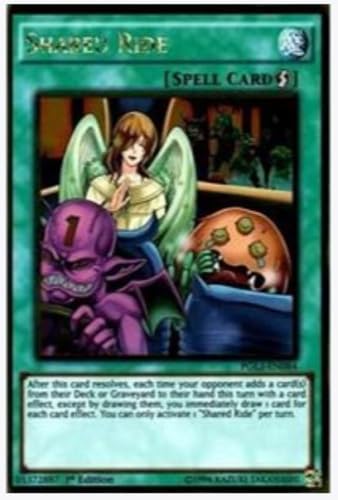 yugioh - Shared Ride (PGL3-EN084) 1st Edition Gold Rare - Premium Gold: Infinite Gold von yugioh