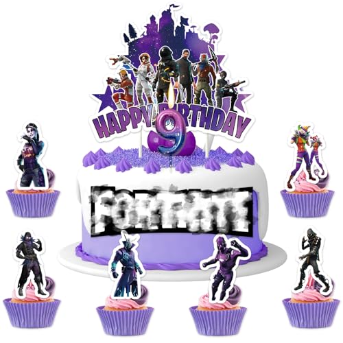 11 Stück Geburtstag Tortendeko,9th Fortnit Tortendeko Jungen, Gaming Kuchen Toppers mit Geburtstagskerzen für Cake Decor Partyzubehör für Kindergeburtstag Kindergeburtstagsfeier Deko 11 Stück Geburtstag Tortendeko,9th Fortnit Tortendeko Jungen, Gaming Kuchen Toppers mit Geburtstagskerzen für Cake Decor Partyzubehör für Kindergeburtstag Kindergeburtstagsfeier Deko von yumcute