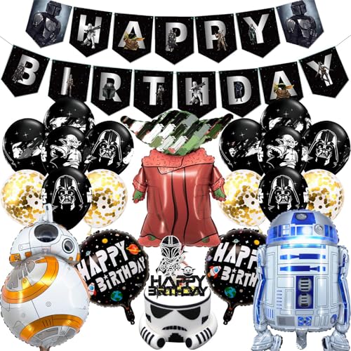 Cartoon Folie Ballons, Star Geburtstag Party Ballons, 23 Stück Anime Geburtstag Dekoration Set für Kinder Jungen Party Zubehör Cartoon Folie Ballons, Star Geburtstag Party Ballons, 23 Stück Anime Geburtstag Dekoration Set für Kinder Jungen Party Zubehör von yumcute