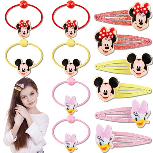 Haarspangen Mädchen, Maus Haarring Baby Haarspangen Maus Kinder Haarschmuck Exquisite Süße Haarspangen Geburtstagsgeschenke Geschenke für Kleine Mädchen Kinder von yumcute