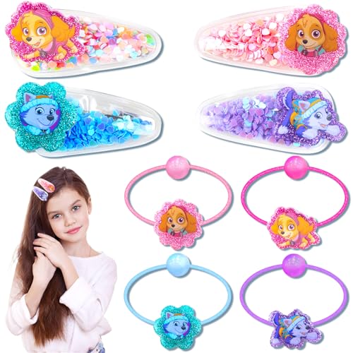 Haarspangen Mädchen, Prinzessin Paw Haarring Baby Haarspangen Kinder Haarschmuck Exquisite Süße Haarspangen Geburtstagsgeschenke Weihnachtsgeschenke Geschenke für Kleine Mädchen Kinder von yumcute