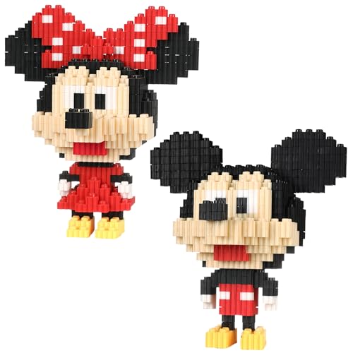 1516 Stück Micro Bausteine Spielzeug Set, Mini 3D Modell Blocks Set 3D-Puzzle Mit Cartoon Anime Figuren, DIY Lernspielzeug Geschenk Für Kinder Erwachsene von yumcute