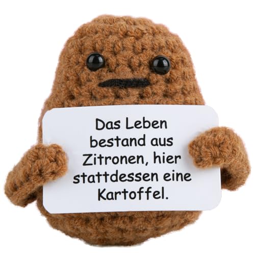 yumcute Glücksbringer Mann, Handgestrickt Kartoffel Positive Geschenke für Besten Freund Mann Frau Geburtstagsgeschenk yumcute Glücksbringer Mann, Handgestrickt Kartoffel Positive Geschenke für Besten Freund Mann Frau Geburtstagsgeschenk von yumcute
