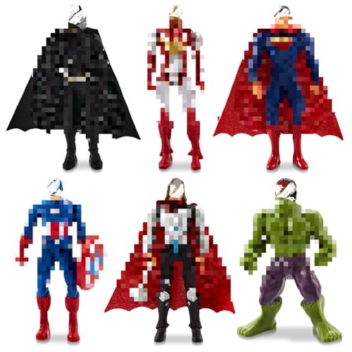Mini Figuren Set, 6 Stück Helde Cake Topper, Figuren Kuchen Dekoration, Cartoon Anime Tortendeko, Kindergeburtstag Kuchen Deko Spielzeug Figuren Set für Jungen Kinder Cake Decoration Supplies Mini Figuren Set, 6 Stück Helde Cake Topper, Figuren Kuchen Dekoration, Cartoon Anime Tortendeko, Kindergeburtstag Kuchen Deko Spielzeug Figuren Set für Jungen Kinder Cake Decoration Supplies von yumcute