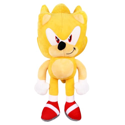 yumcute Plüschtier Spielzeug-Sonic Plüsch Spielzeug Plüschpuppen für Kinder Plüschtiere Plüschpuppe Abschlussfeier Geburtstag Partyzubehör Kindergeburtstagsgeschenke Cartoon Charaktere Gelb toyfigure von yumcute