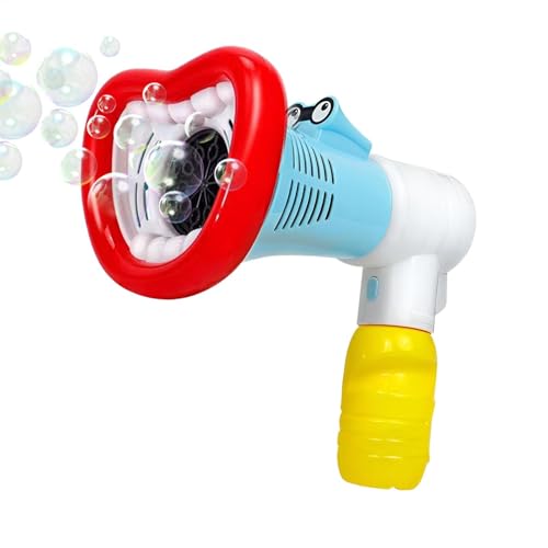 yupeuooe Bubble Macher für Kinder draußen, Outdoor -Blasenspielzeug - Cartoon Large Mund Bubble Maker Machine - Tragbares Sprengspiel, Handheld Cool Outdoor -Spielzeug für Kinder Erwachsene Teenager von yupeuooe