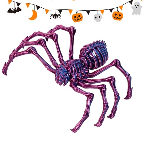 3D-gedruckte Gelenkspinne, Spinnen-Fidget-Spielzeug, Halloween Spinne Spielzeug, 3D-gedruckte Spinnenspielzeuge Mit Beweglichen Gelenken, Schreibtischspielzeug Zum Stressabbau von yybng