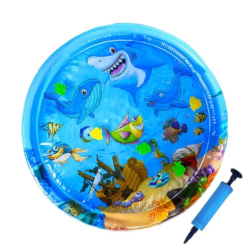 Wasserspielmatte Für Katzen, Wassersensorische Spielmatte, Verdickte Wassersensor-Spielmatte Für Katzen, Wassermatte Baby Wasserspielmatte Spielzeug von yybng