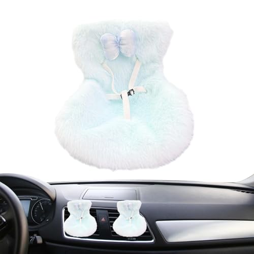 Autositz für Puppen, Autoluftlüftungsdekor - Air Vent Doll Display Sitzein - Light Weight -Inneneinrichtung Accessoires mit transparenter ergonomischer Basis für Fans, Anime -Sammler und Car von yztju