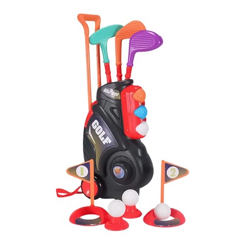 Golfset für Kinder – interaktives Set für Kleinkinder – Lernspielzeug für drinnen und draußen im Garten und Hinterhof zu Hause, für Party und Golfset für Kinder – interaktives Set für Kleinkinder – Lernspielzeug für drinnen und draußen im Garten und Hinterhof zu Hause, für Party und von yztju