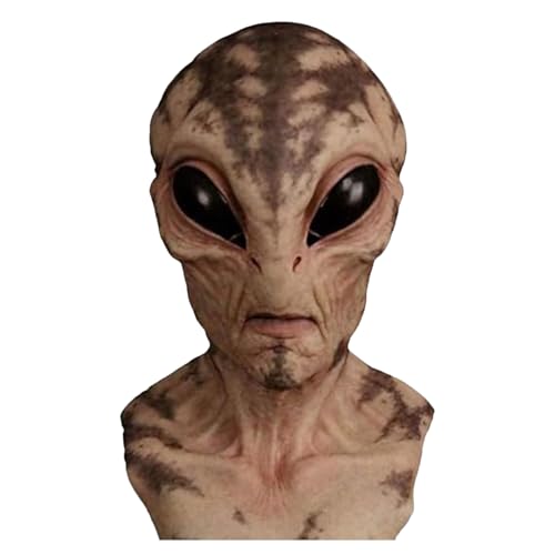 Gruselige Alien-Masken – Totenkopf-Form, Horror-Fantasy-Look, Halloween-Cosplay-Gesichtsmasken, Skelett-inspirierter Kopfschmuck, realistisches Party-Accessoire für Verkleidungen Gruselige Alien-Masken – Totenkopf-Form, Horror-Fantasy-Look, Halloween-Cosplay-Gesichtsmasken, Skelett-inspirierter Kopfschmuck, realistisches Party-Accessoire für Verkleidungen von yztju