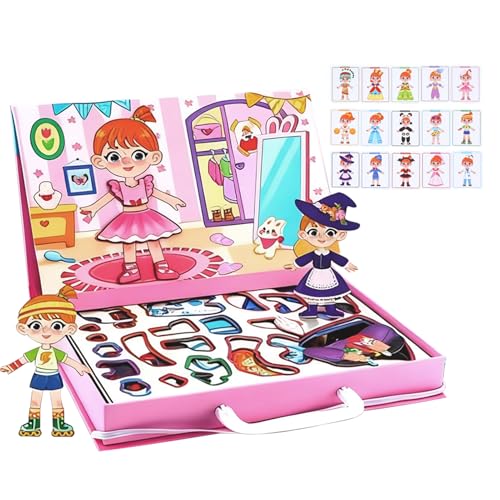 Magnetpuzzle,Zweiseitiges Rollenspiel Spiel | Gesichter Anzieh Puzzles - Für Kinder Mädchen Teens Familie Schule Zuhause Unterricht Magnetpuzzle,Zweiseitiges Rollenspiel Spiel | Gesichter Anzieh Puzzles - Für Kinder Mädchen Teens Familie Schule Zuhause Unterricht von yztju