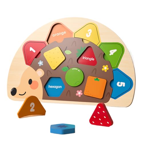 yztju Formensortierer Für Kleinkinder 1-3 Jahre | Igel Holz Baby Puzzle | Reisespiele für Mädchen Eltern-Kind-Interaktion Zuhause Kindergarten Familie yztju Formensortierer Für Kleinkinder 1-3 Jahre | Igel Holz Baby Puzzle | Reisespiele für Mädchen Eltern-Kind-Interaktion Zuhause Kindergarten Familie von yztju