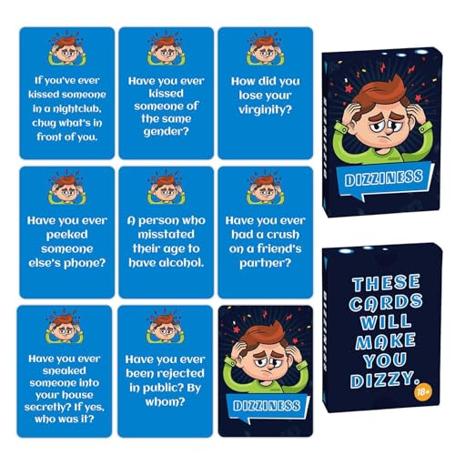 Gesprächskarten - 50 -teilige Erwachsenenkartendeck, Lustige Gruppe Talking Game Set | Tragbares Reisepaket Mit Ansprechenden Fragen Zum Roadtrip, Camping, Autofahrten, Verabredungsnacht, Gesprächskarten - 50 -teilige Erwachsenenkartendeck, Lustige Gruppe Talking Game Set | Tragbares Reisepaket Mit Ansprechenden Fragen Zum Roadtrip, Camping, Autofahrten, Verabredungsnacht, von yztju