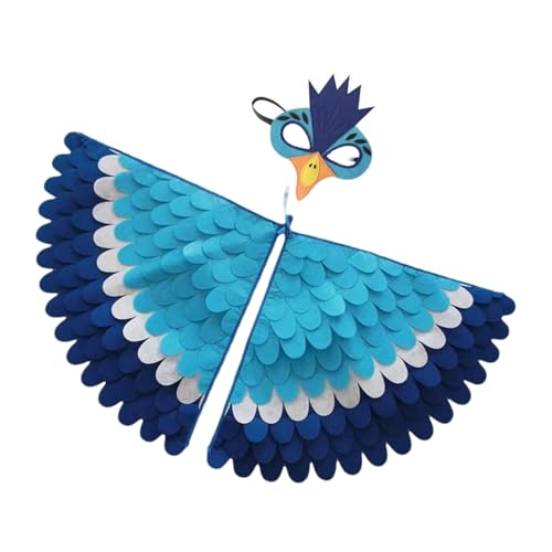 yztju Vogelflügel Für Kinder, Halloween-Flügel-Kostüm | Faltbare Kostümflügel Mit Farbverlauf - Winddichte Weiche Vogelflügel, Hautfreundliches Pfauenkostüm Für Halloween-Maskerade yztju Vogelflügel Für Kinder, Halloween-Flügel-Kostüm | Faltbare Kostümflügel Mit Farbverlauf - Winddichte Weiche Vogelflügel, Hautfreundliches Pfauenkostüm Für Halloween-Maskerade von yztju