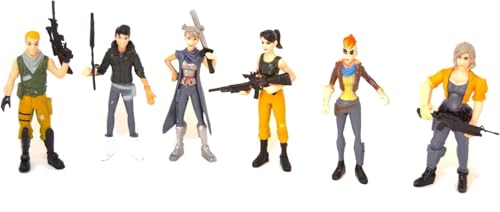 FORTNITE 4 x PS4 PS5 Battle Royal Battle Royale Fort Video Game Mini-Sammelfiguren Set Staffel 1 und 2 Military Figuren von z1